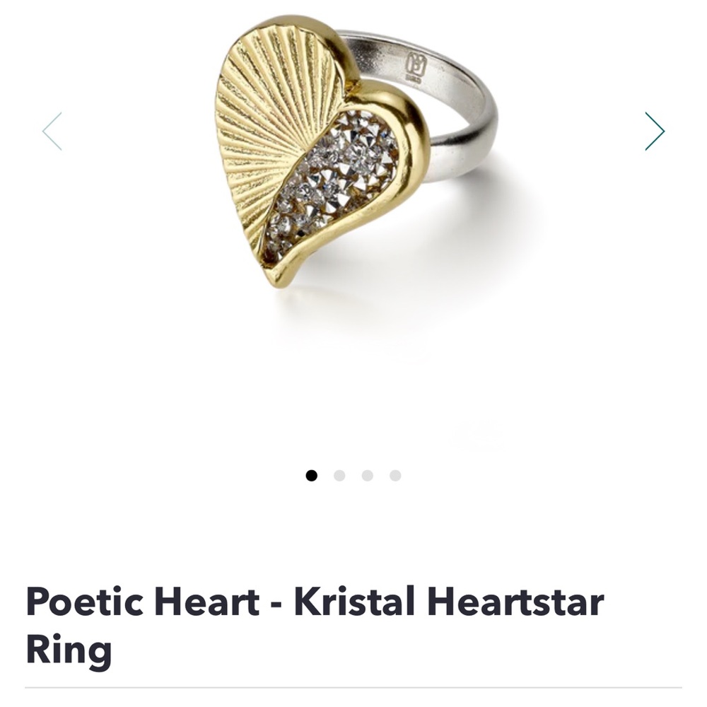 Waxing Poetic Gold and Silver Ring